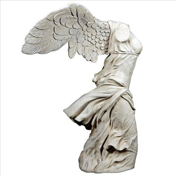 Nike of Samothrace fiberglass replica Louvre Museum in Paris large size